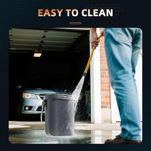 2 Gallon Silicon Car Trash Can with Lid - 100% Leak-Proof Trash Bin, Waterproof Garbage Can, Gifts for Men and Women