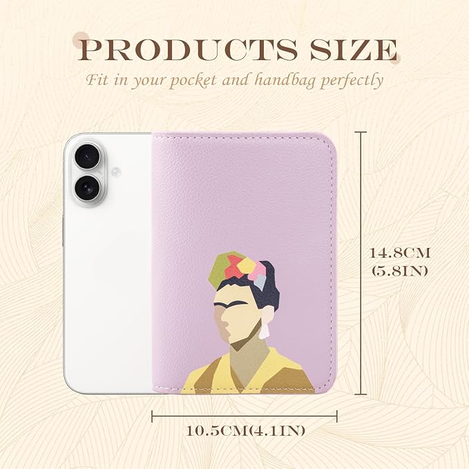 Lychii Slim Passport Holder RFID Blocking Travel Wallet - PU Leather Protector Case for Quick TSA Access, Secure Boarding Passes & ID Cards for Men Women International Travel