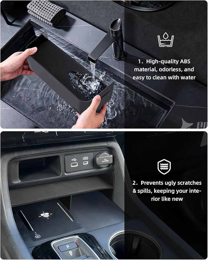 Center Console Organizer for 2023-2025 Honda Pilot & 2026 Passport,Armrest Storage Box Insert Divider Tray, 2023-2025 Honda Pilot & 2026 Passport Interior Accessories