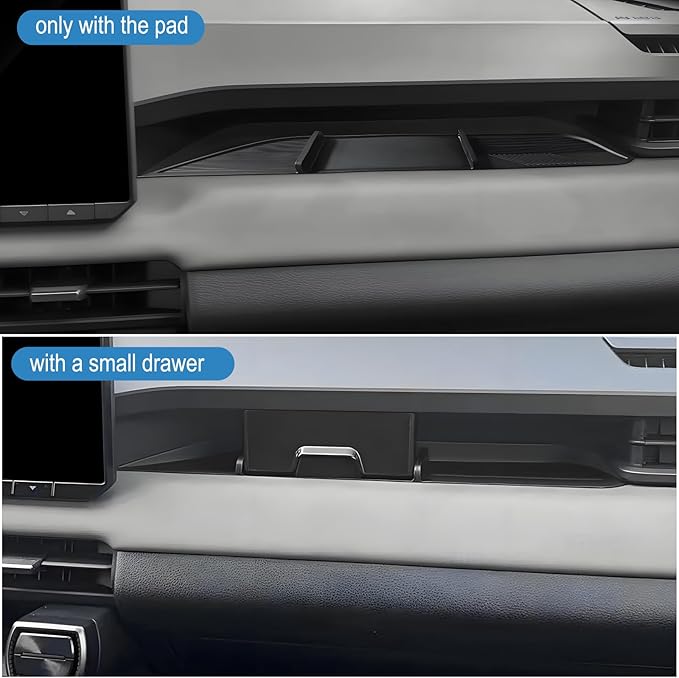 2026 R AV4 Console Organizer (Pass), for Toyota R AV4 (LE/SE/XLE Premium/Woodland/XSE/Limited), Durable ABS &Anti-Slip Rubber Console Tray Insert 2026 R AV4 Accessories