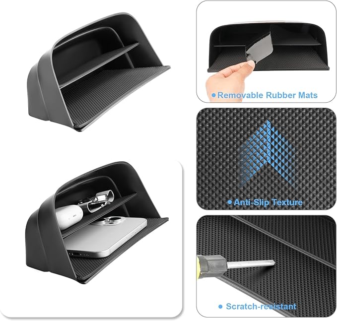 2026 Palisade Center Console Organizer (Lower Front) for Hyundai Palisade (SE/SEL Convenience/SEL Premium/Limited/XRT Pro/Calligraphy), Durable ABS Plastic Tray Insert 2026 Palisade Accessories
