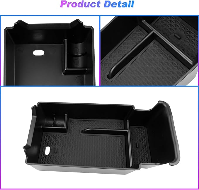 SXCY Fit for 2021-2023 Buick Envision Center Console Organizer Tray for 2022 2023 Envision Accessories Console Tray for 2021 2022 2023 Envision Armrest Storage Console Organizer (Black)