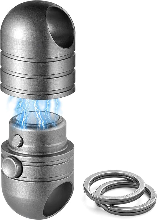 TISUR Magnetic Quick Release Keychain,Titanium Detachable Key Chain Rings Holder Connector for Men Car Keys