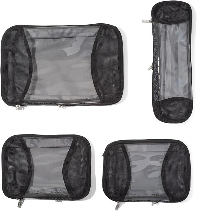 Baggallini Compression Cube 4-piece set - Lightweight Compression Packing Cubes for Travel