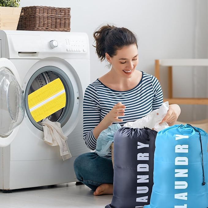 2Pack Shoe Laundry Bags + 2Pack Travel Laundry Bags, Large Bags for Camping & Traveling, Sneaker Washing Machine Bag Laundry Storage & Organization for Home
