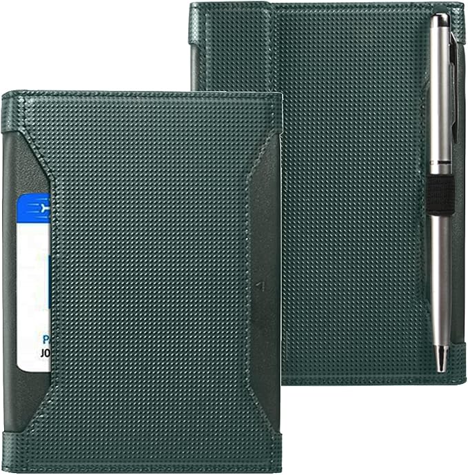 Passport Holder for Travel Essentials, RFID Blocking PU Leather Passport Wallet Cover Card holder Case Passport Book Holders for Women and Men, Dark Green