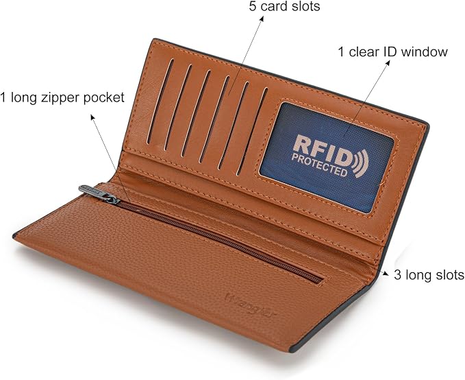 Montana West X Wrangler Wallets Women RFID Blocking Bifold Wallets, Card Cases & Money Organizers Clutch Wallet