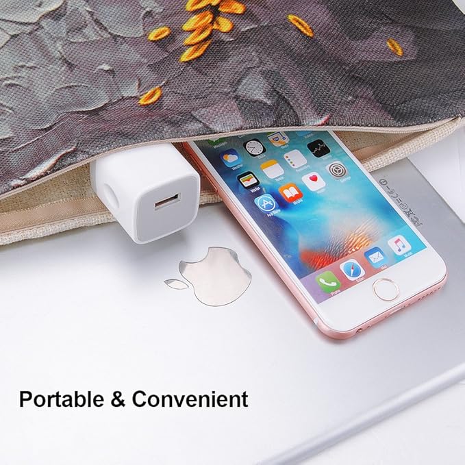 Single Port USB Charger,UorMe 1A 5V Wall Plug USB Power Adapter 5 Pack for iPhone 15 Plus 14 Pro Max/13/12/11/X/8/7/6S/6Plus,Samsung Galaxy S23 Ultra/A15/A14/A13/S22/S20 Ultra/S10/S9 Note 20,HTC,Moto