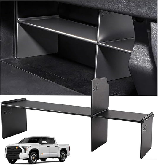 Glove Box Organizer Compatible with Toyota Tundra 2026 2025 2024 2023 2022, Interior Accessories Glove Box Compartment Insert Storage Dividers for 2022-2026 Tundra, Black