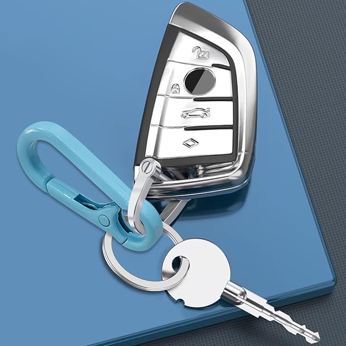 Zinc Alloy Key Chain 3 Packs Keychain Keyring Organizer Key Ring Holder Clip for Men and Women