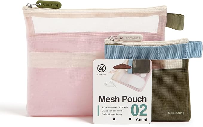 U Brands Tech Pouch Combo, Set of 2