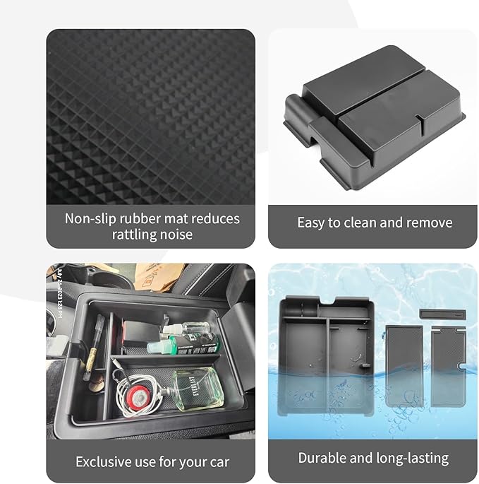 CDEFG for 2026 Honda Pilot Center Console Organizer for 2026 Honda Pilot (Sport/EX-L/Touring/TrailSport/Elite/Black Edition) Accessories Middle Console Organizer Armrest Storage Box