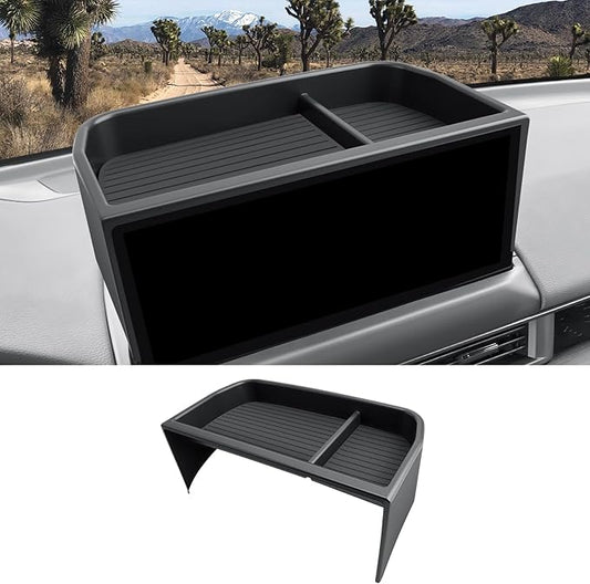 CDEFG Dashboard Storage Tray for 2026 Honda Pilot 12.3" Screen, for 2026 Honda Pilot (Sport/EX-L/TrailSport/Touring/Elite/Black Edition) Accessories Behind-Screen Dash Organizer Storage Box
