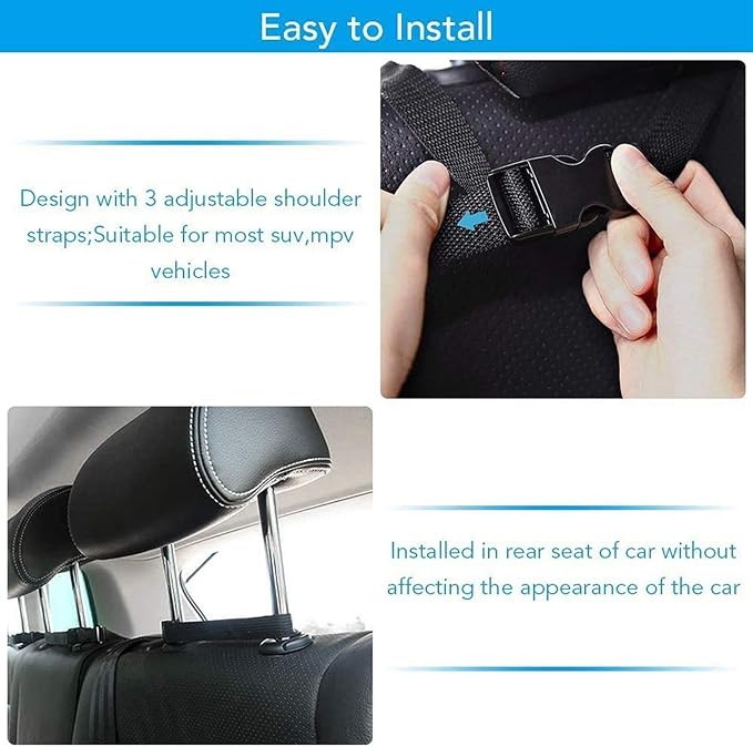 AOPHY Car Trunk Organizer, Large Capacity Car Organizers and Storage with 8 Pockets, Waterproof Backseat Hanging Organizer for SUV, Truck, MPV, Interior Accessories for Men and Women