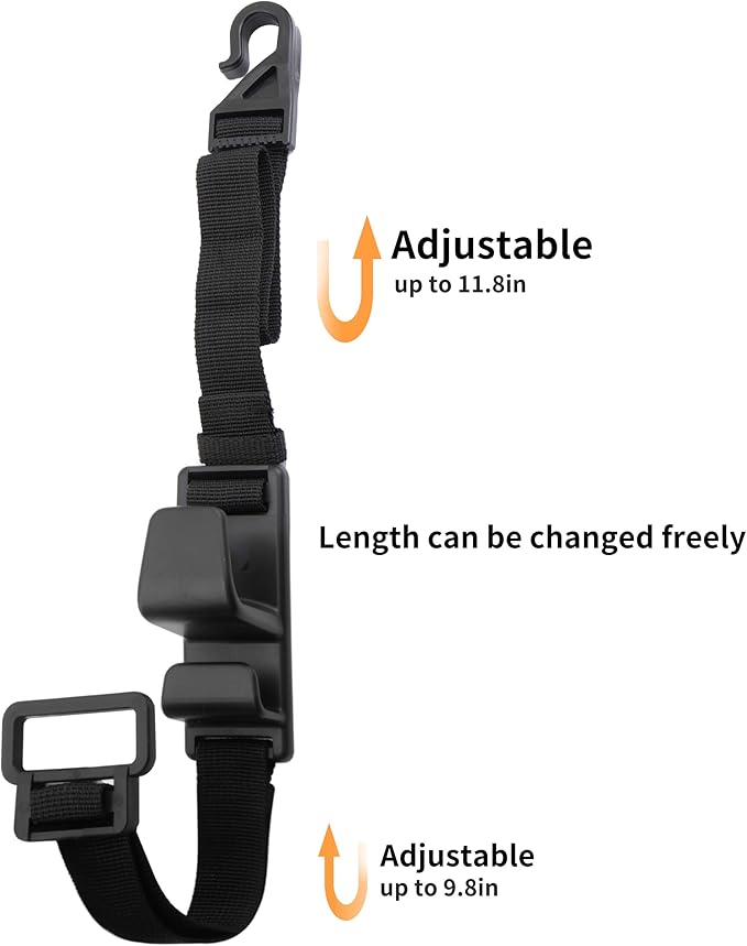 2-Pack Headrest Hooks for Car Universal Interior Auto Vehicle Back Front Seat Hanger Holder Organizer for Handbags Purses Coats and Grocery Bags