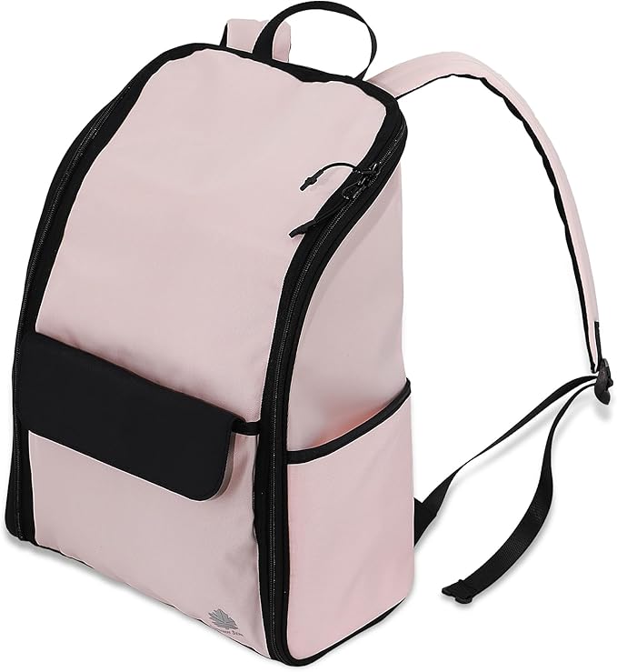 Travel Laptop Backpack Large Hanging Toiletry Organizer Water-Repellent Hygiene Bag (Pink)