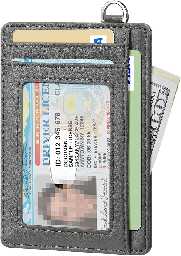FurArt Slim Minimalist Wallet, Front Pocket Wallets, RFID Blocking, Credit Card Holder for Men