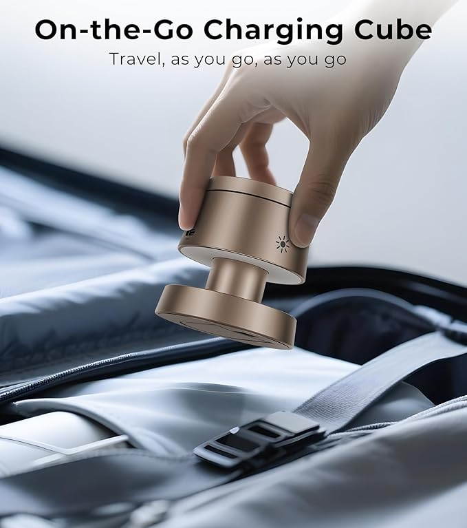 4-in-1 Magnetic Wireless Charging Station for iPhone 17/16/15/14 Pro Max, with Night Light Wireless Charging Station Fast Charging for Apple Watch, Earphones & Multiple Devices