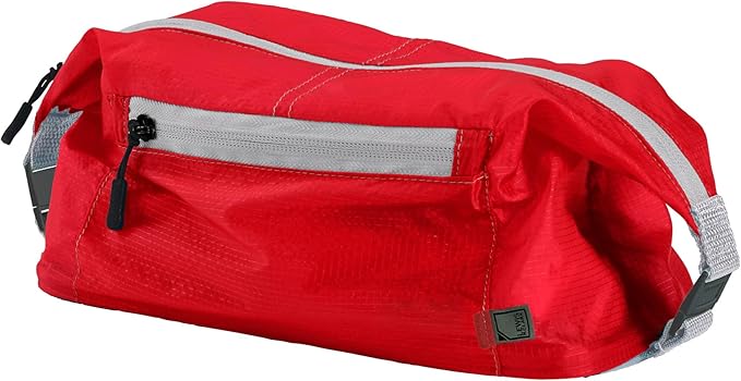 Lewis N Clark Electrolight Toiletry Kit for Travel, Gym, Bathroom, TSA Approved Waterproof Toiletry Bag with Hanging Straps and Non-Slip Bottom