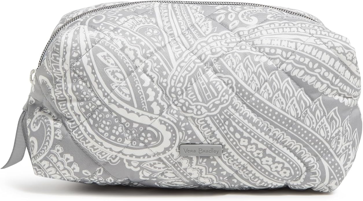 Vera Bradley Women's Performance Twill Medium Cosmetic Makeup Organizer Bag