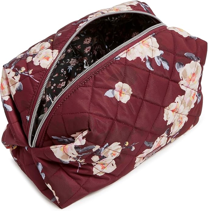 Vera Bradley Women's Performance Twill Large Cosmetic Makeup Organizer Bag