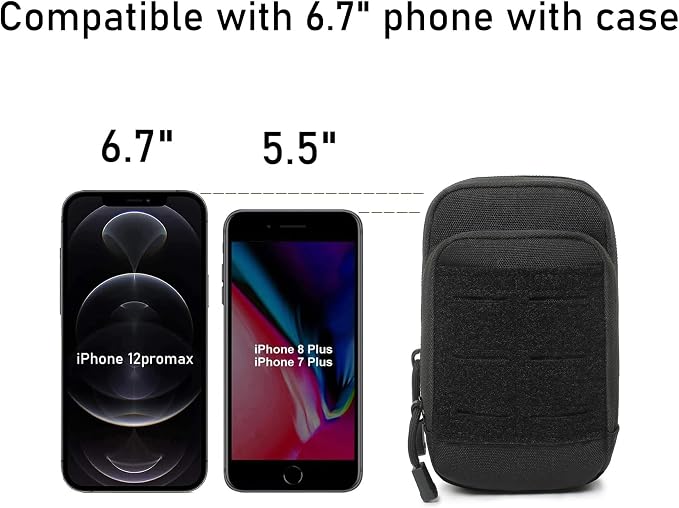 Tactical Molle EDC Pouch Cellphone Pouch Holder Utility Gadget Organizer Bag