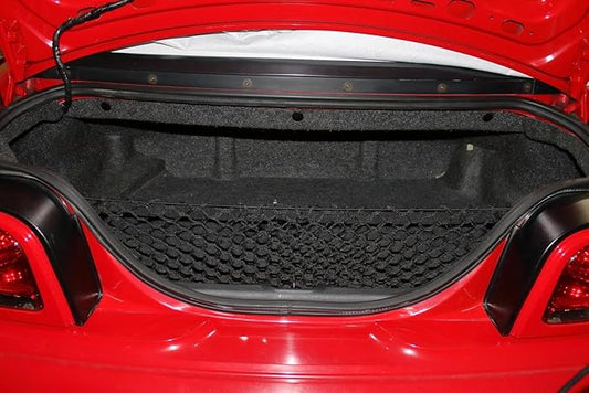 Trunk Organizer Cargo Net for Ford Mustang 1994-2000 – Envelope Style Cargo Net for Coupe – Premium Mesh Elastic Car Trunk Organizer Vehicle Carrier Storage – Compatible with Mustang