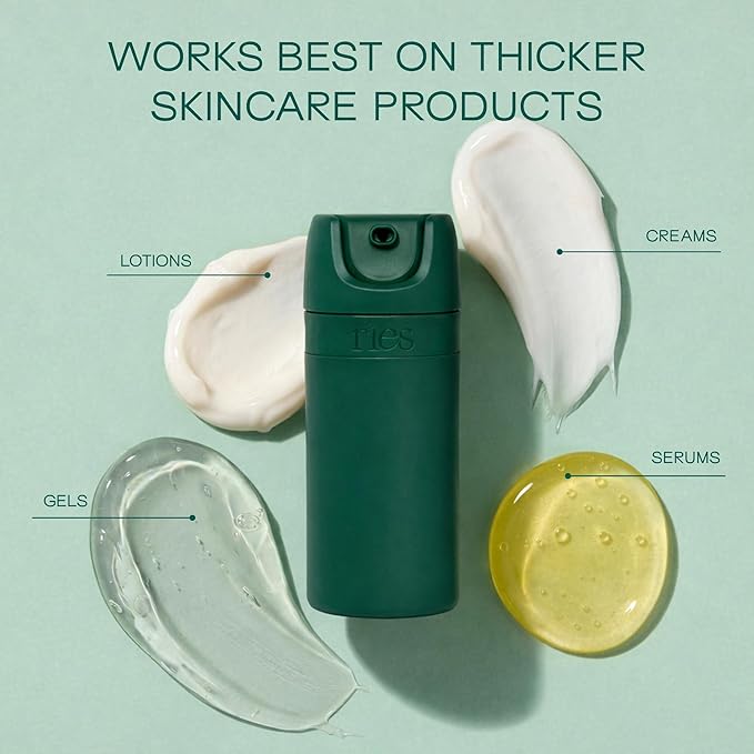 Refillable Toiletry Travel Bottles – Set of 5 (3.4oz & 1.7oz) Airless Pump Containers for Shampoo, Conditioner, Body, Face – Leak-Proof, TSA-Approved, Dishwasher Safe- Escapade Green with Gift Box
