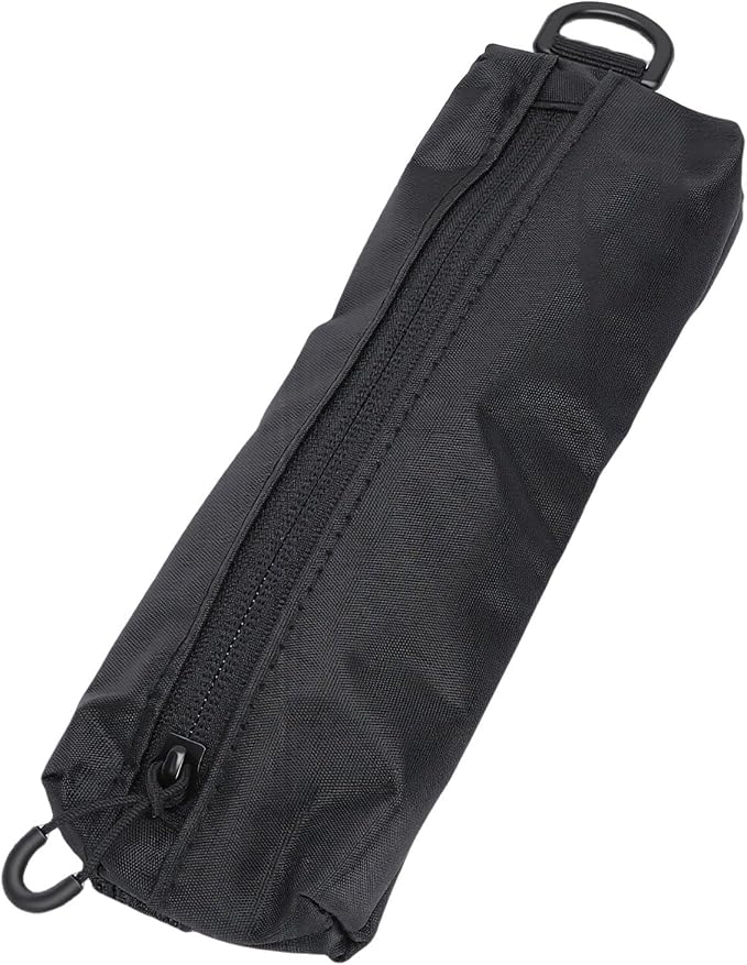 Portable Tool Pouch, Puncture Proof Oxford Fabric with Reliable Zip, Foldable EDC Storage Bag for Small Tools Office Supplies, 19x5.5x3cm