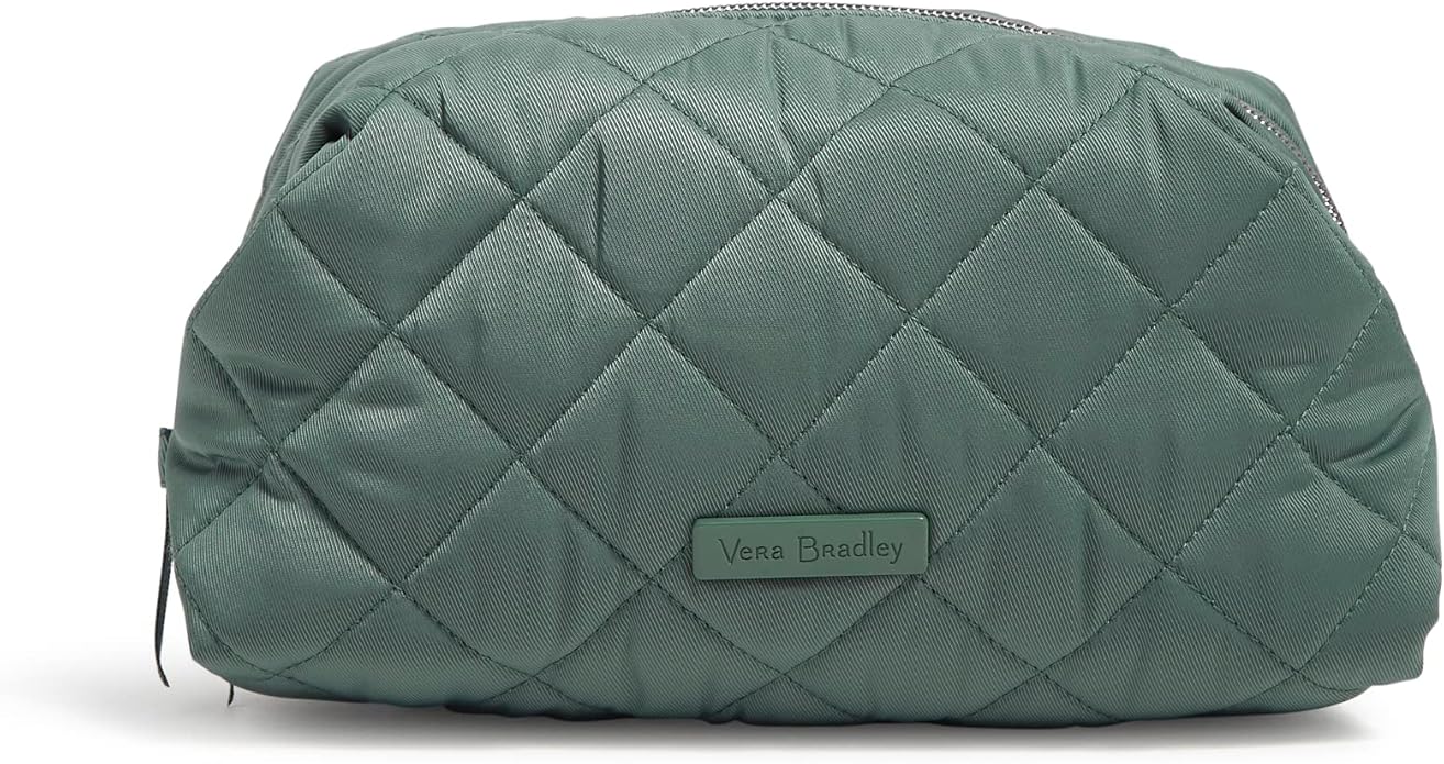 Vera Bradley Women's Performance Twill Medium Cosmetic Makeup Organizer Bag