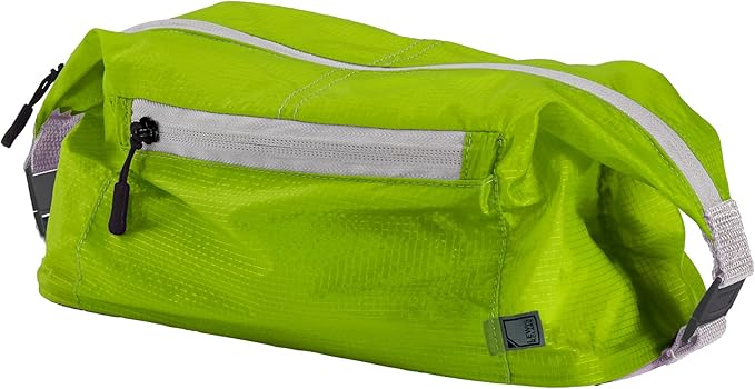 Lewis N. Clark ElectroLight Toiletry Kit, Waterproof Fabric Portable and Lightweight, Neon Lemon, One Size