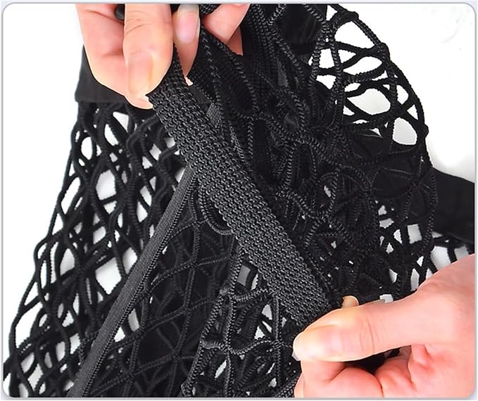 Highly Elastic Cargo Net, Double Layer Mesh Storage CargoNet Truck Elastic Cargo Luggage Storage Mesh Universal Travel Convenient