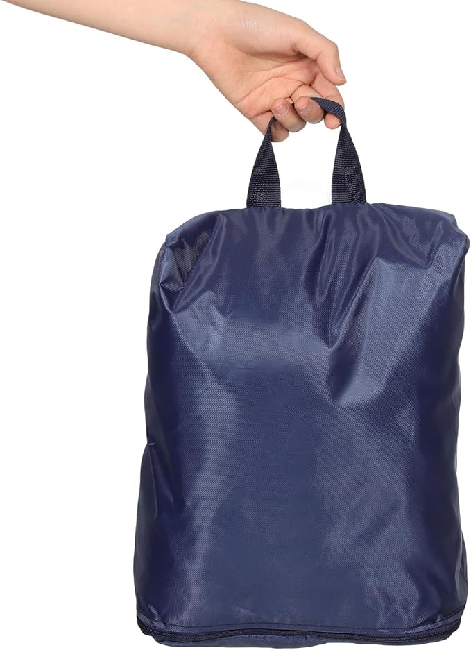 SOIMISS Travel Shoe Bag Waterproof Oxford Fabric Large Capacity Shoe Storage Organizer Tote for Travel Gym Sports Navy Blue Dustproof