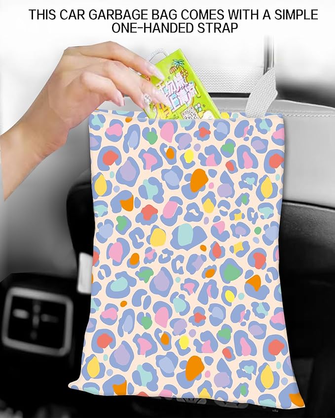 Hanging Car Trash Can and Bag for Accessories