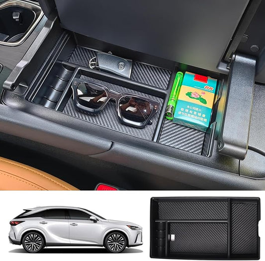 Center Console Organizer Compatible with Lexus RX 2023 2024 2025 2026, Organizer Tray for 2025 RX Hybrid RX 350h 500h F Sport Premium+ Luxury F Sport Handling
