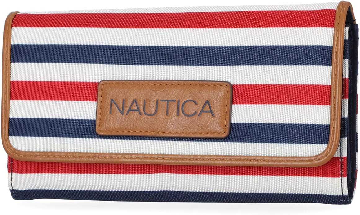 Nautica womens The Perfect Carry All Money Manager Wallet Organizer with RFID Blocking Wallet | The Perfect Carry All
