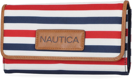 Nautica womens The Perfect Carry All Money Manager Wallet Organizer with RFID Blocking Wallet | The Perfect Carry All
