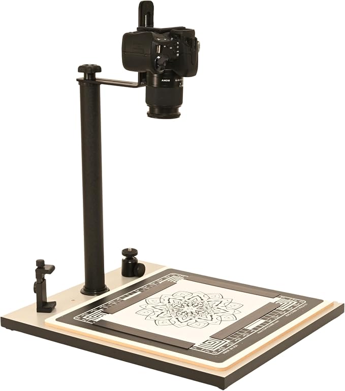 Cosmo Mini 700 Copy Stand, a Stand for Your Smartphone to Digitize Large Pictures, Documents, Chef Plates Meals (Online Food Vendors) and 3D Objects with a Large Floating Mag. Board, Made in USA
