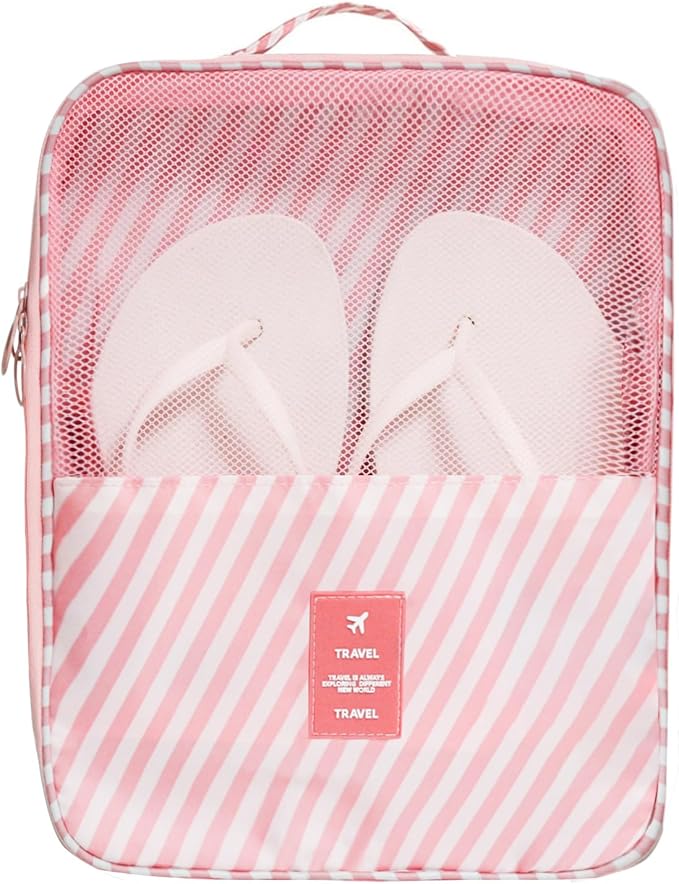 Shoe Bags for Travel,Shoe Bag Holds 3 Pair of Shoes,Shoe Storage Pouch for Travel and Daily Use,Shoe Organizer Travel Essentials for Packing in Suitcase,Waterproof