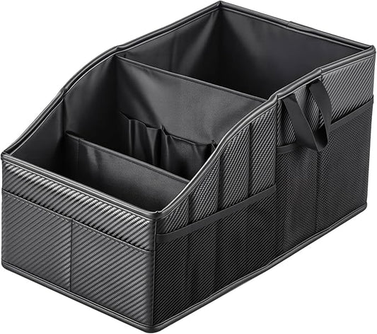 WHHMK Car Caddy, Easy to Clean Middle Seat Car Organizer for Kids, Support Up to 33 LB of Weight Car Front Seat Organizer, Captain Chairs Organizers for SUV Camper Van Tissues Toys Holder