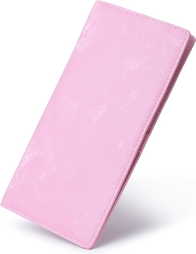 Bveyzi Ultra Slim Thin Leather RFID Blocking Credit Card Holder Bifold Clutch Wallets for Women