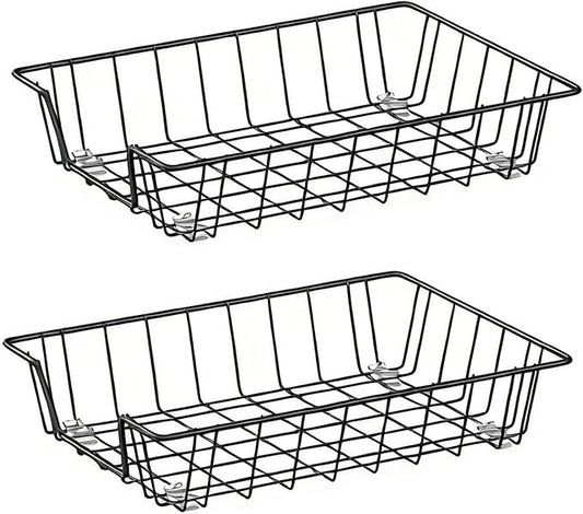 Gawerk Letter Desk Tray Organizer, A4 File Tray Magazine Files Storage Basket Organizer Bin (2)