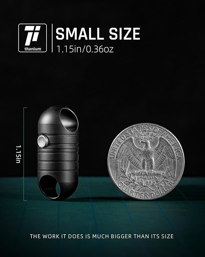 TISUR Magnetic Quick Release Keychain,Titanium Detachable Key Chain Rings Holder Connector for Men Car Keys