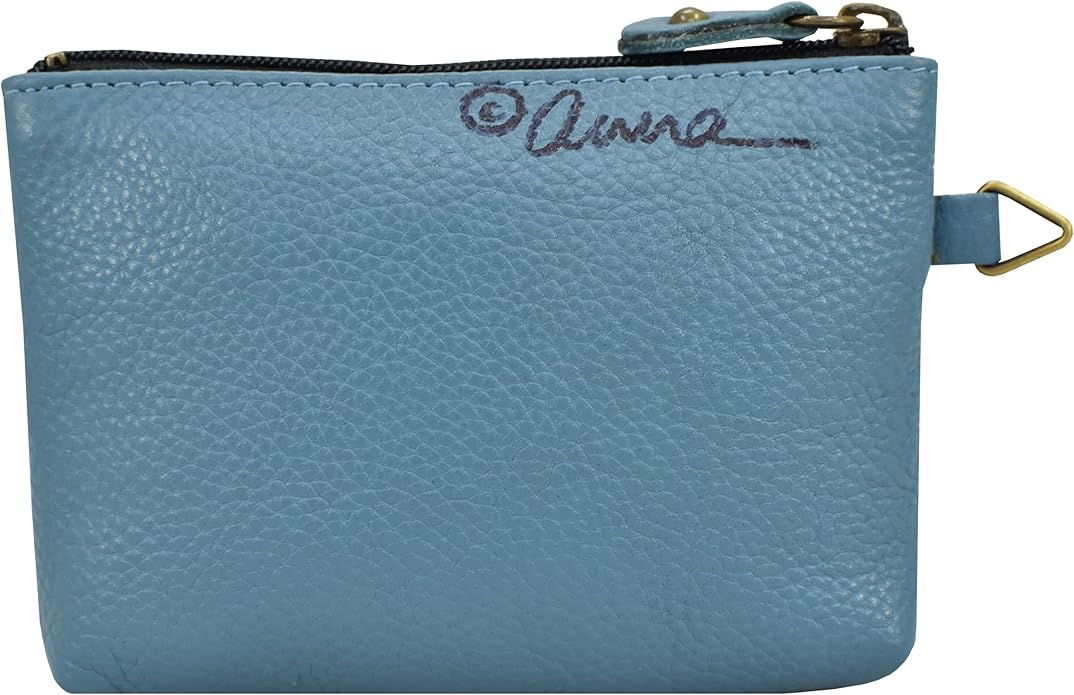 Anna by Anuschka Women's Hand Painted Leather Coin Pouch Purse