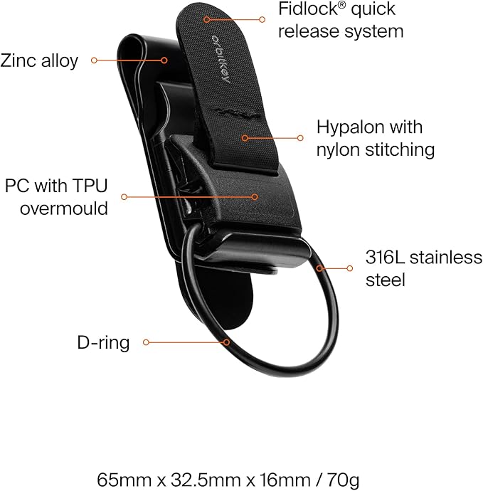 Orbitkey Belt Clip - Black