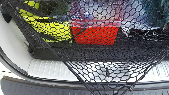 Trunk Organizer Cargo Net for Chrysler PT Cruiser 2001-2010 – Envelope Style Cargo Net for Wagon-Premium Mesh Car Trunk Organizer Vehicle Carrier Storage – Compatible with PT Cruiser