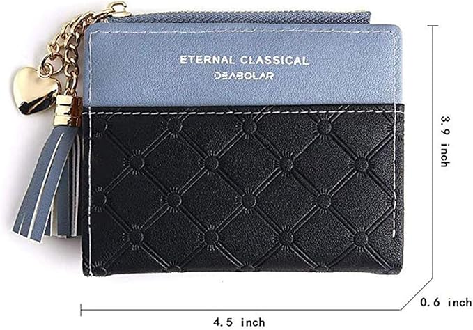 Valentoria Womens Wallet Cute Elegant Long Slim Card Holder Case Minimalist Coin Purse Thin Tassels Zip Clutch Wallets for Girls Ladies | Cute, Elegant, Long, Slim, Case, Minimalist