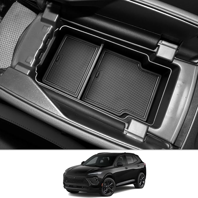 CDEFG for 2024 2025 Buick Envision Center Console Organizer Tray 2024 2025 Buick Envision Accessories Middle Console Organizer Armrest Storage Box(for Armrest)