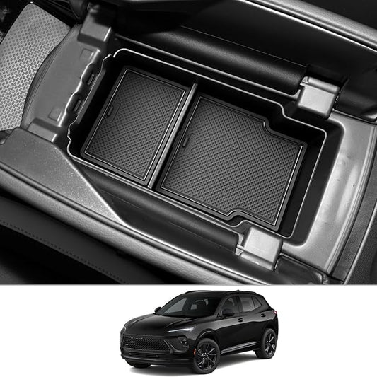CDEFG for 2024 2025 Buick Envision Center Console Organizer Tray 2024 2025 Buick Envision Accessories Middle Console Organizer Armrest Storage Box(for Armrest)