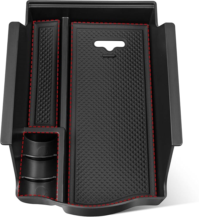 RED WOLF Armrest Storage Container Insert Organizer Secondary Glove Box Center Console Tray For Lexus CT CT 200h 2011-2017